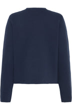 Navy Knit Cardigan