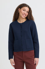 Navy Knit Cardigan