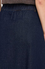Dark Denim A-Line Skirt