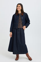Dark Denim A-Line Skirt