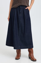 Dark Denim A-Line Skirt