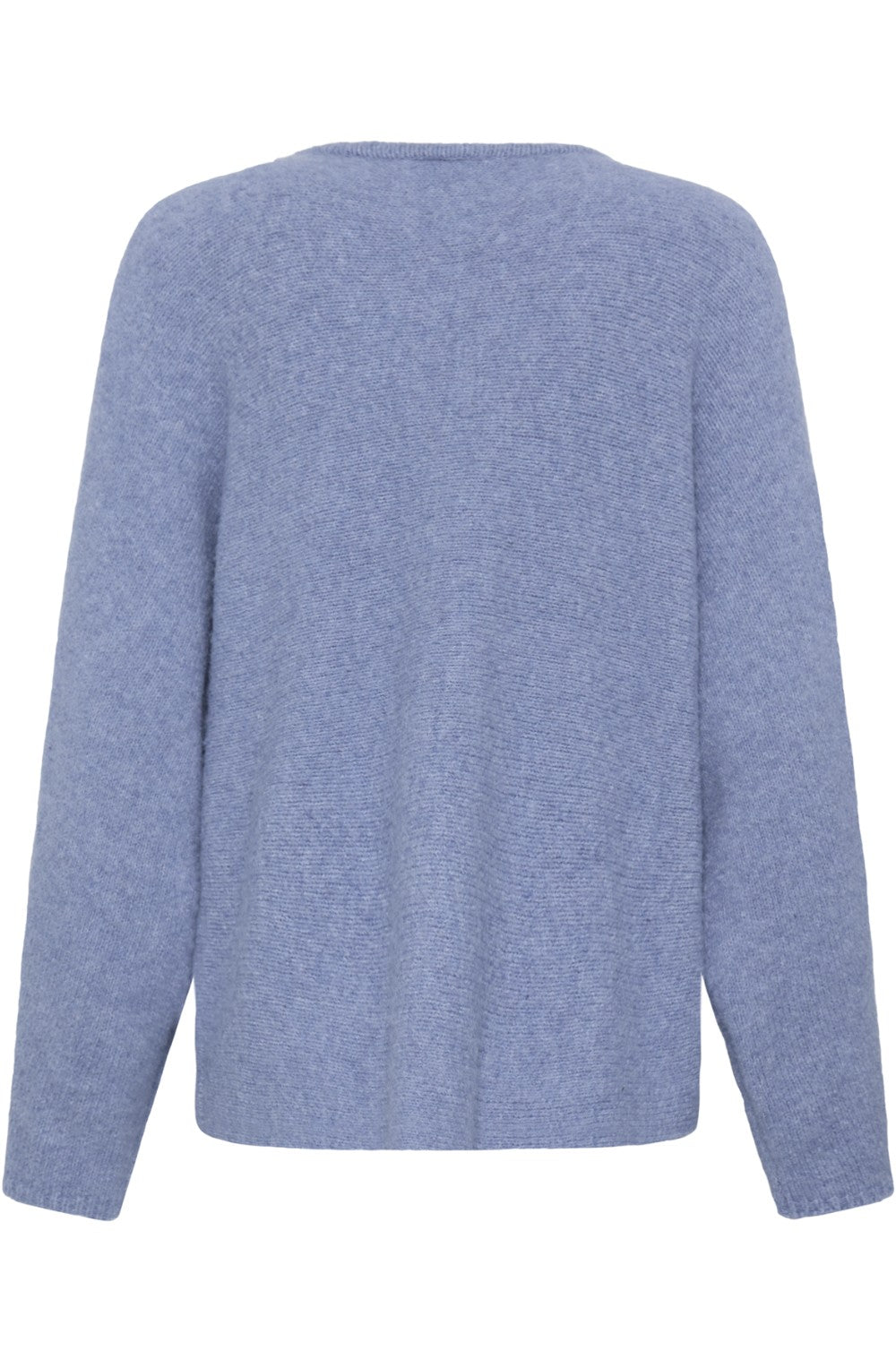 Blue Knit Boxy Fit Jumper