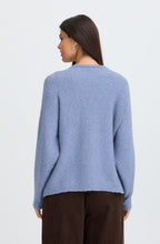 Blue Knit Boxy Fit Jumper