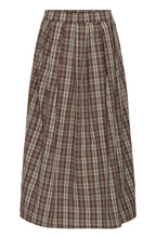 Hot Fudge Check A-LIne Skirt