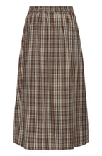Hot Fudge Check A-LIne Skirt