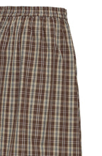Hot Fudge Check A-LIne Skirt