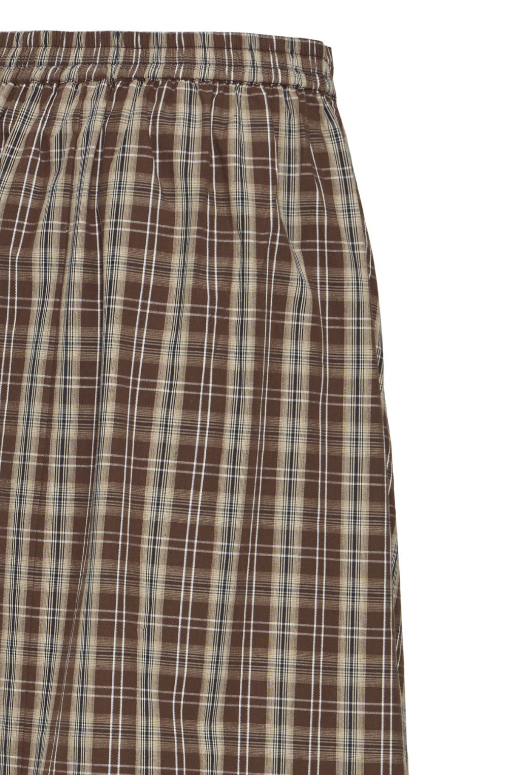 Hot Fudge Check A-LIne Skirt