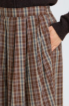 Hot Fudge Check A-LIne Skirt
