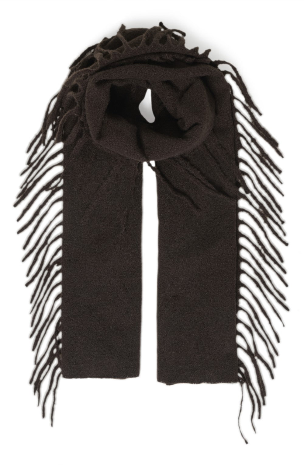 Hot Fudge Tassel Scarf