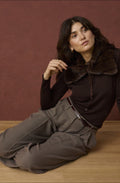 Hot Fudge Fura Faux Fur Collar Scarf