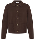 Java Brown Fine Knit Cardigan