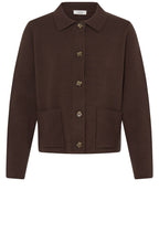 Java Brown Fine Knit Cardigan