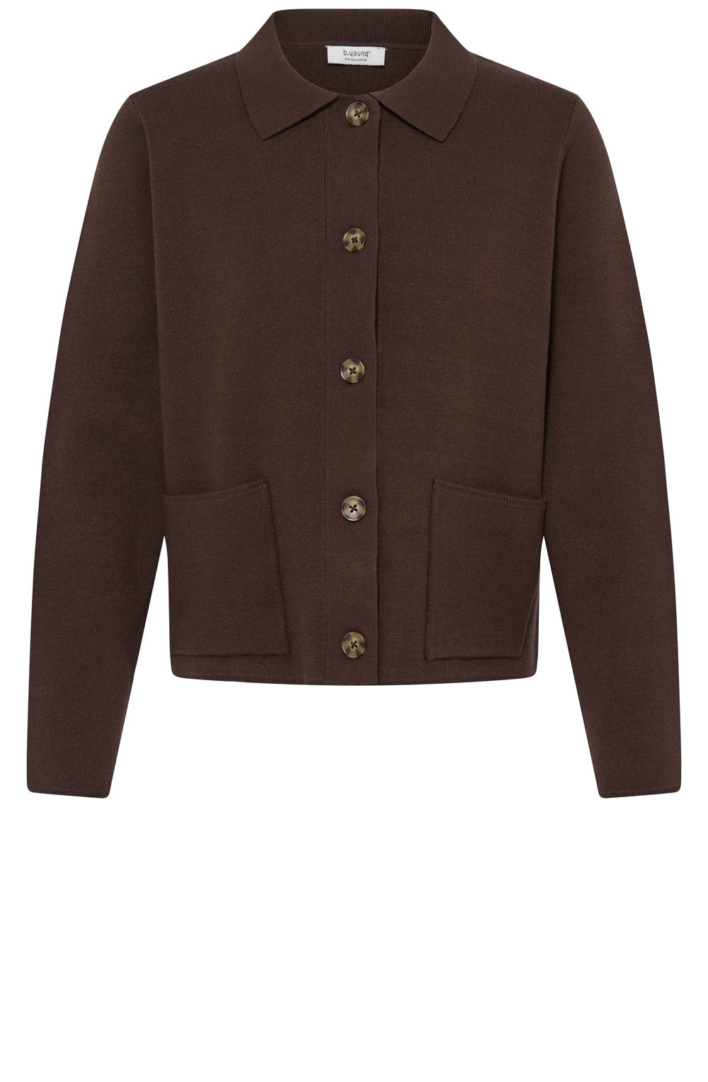Java Brown Fine Knit Cardigan