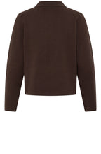 Java Brown Fine Knit Cardigan