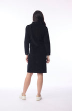 Black Corduroy Shirt Dress