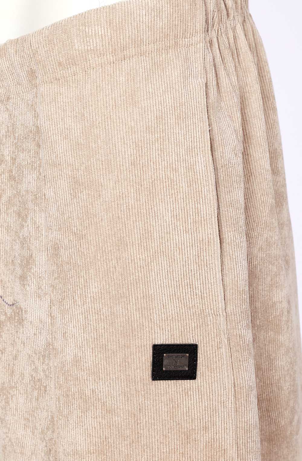 Stone Corduroy Balloon Trousers