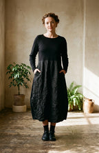 Nero Black Tua Tulip Dress