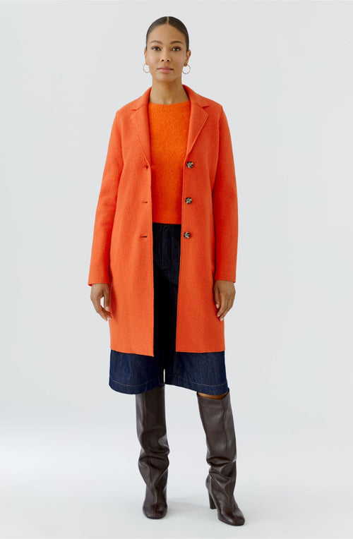Orangeade Boiled Wool Coat