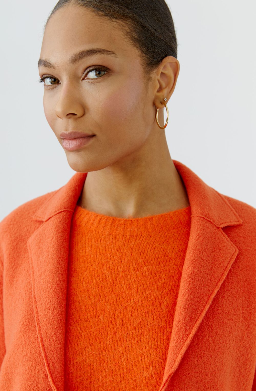 Orangeade Boiled Wool Coat