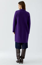Ultra Violet Boiled Wool Coat