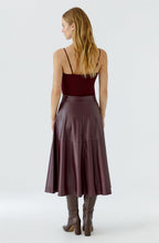 Bramble Berry Faux Leather Skirt