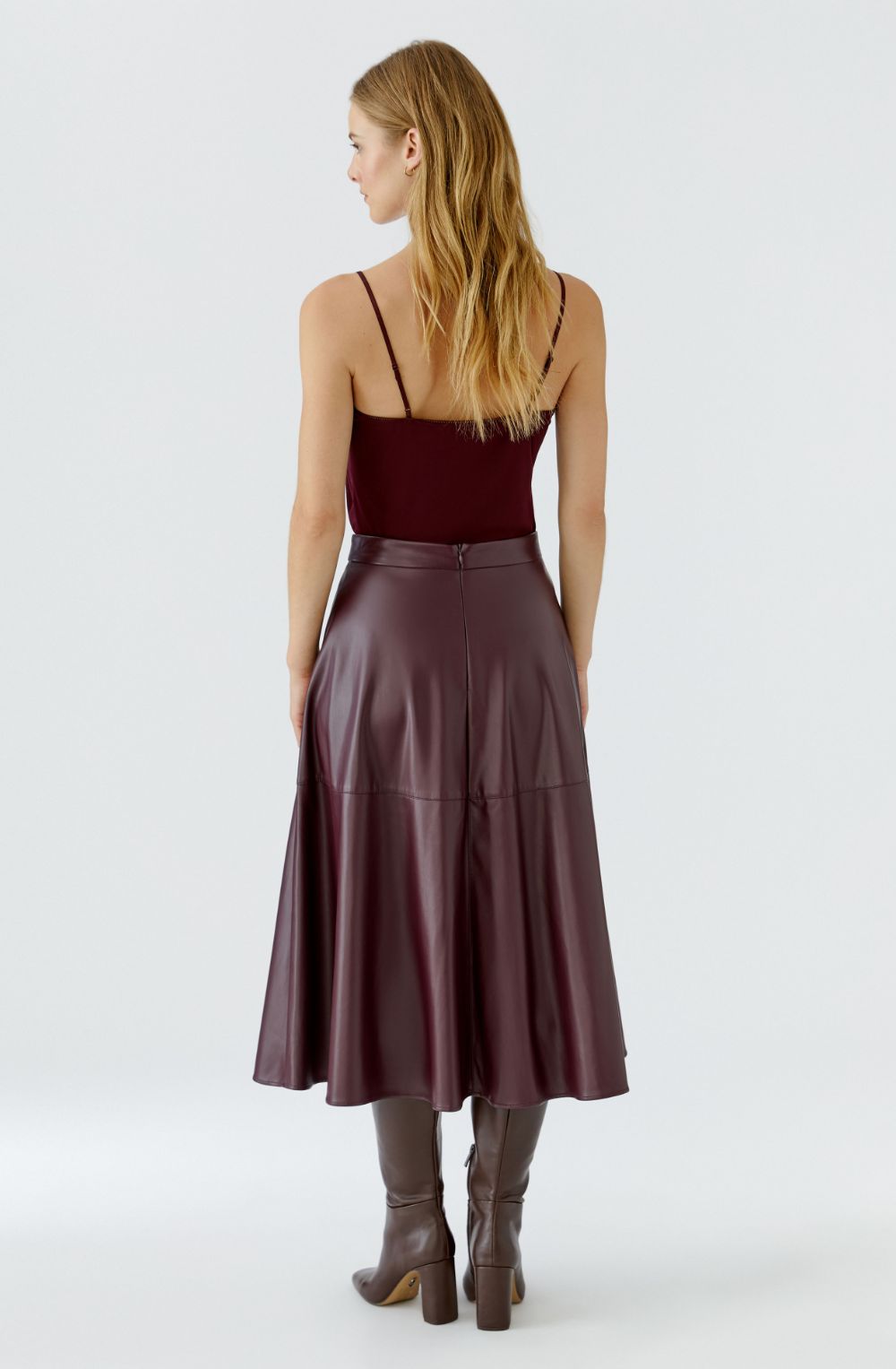 Bramble Berry Faux Leather Skirt