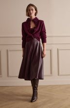 Bramble Berry Faux Leather Skirt