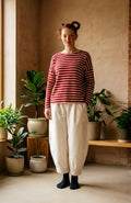 Scuro Red Striped Mara Jumper