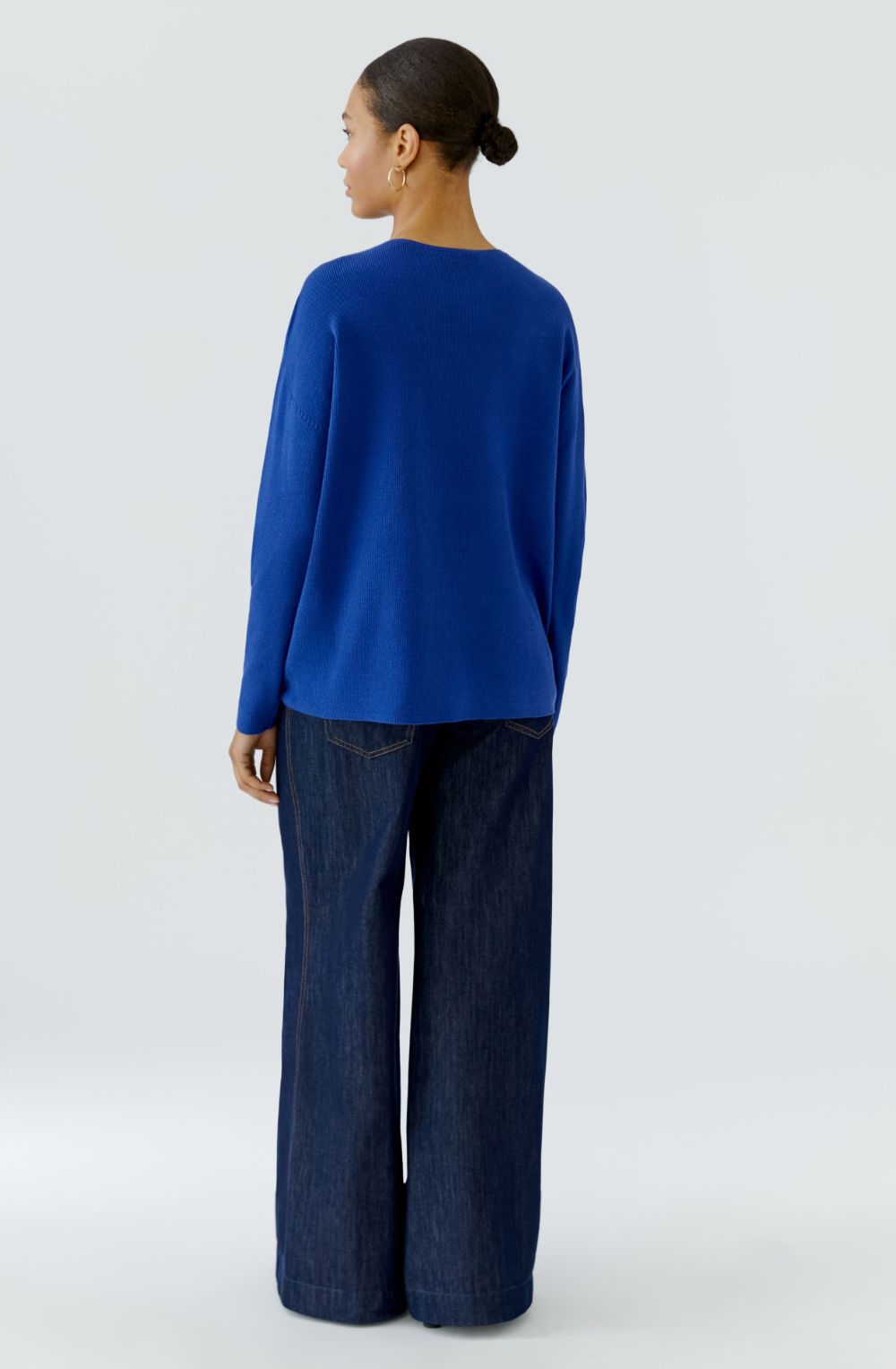 Royal Blue V-Neck Jumper