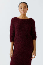 Bramble Berry Eye Lash Yarn Shortened Jumper
