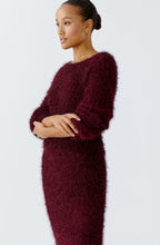 Bramble Berry Eye Lash Yarn Shortened Jumper