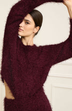 Bramble Berry Eye Lash Yarn Shortened Jumper