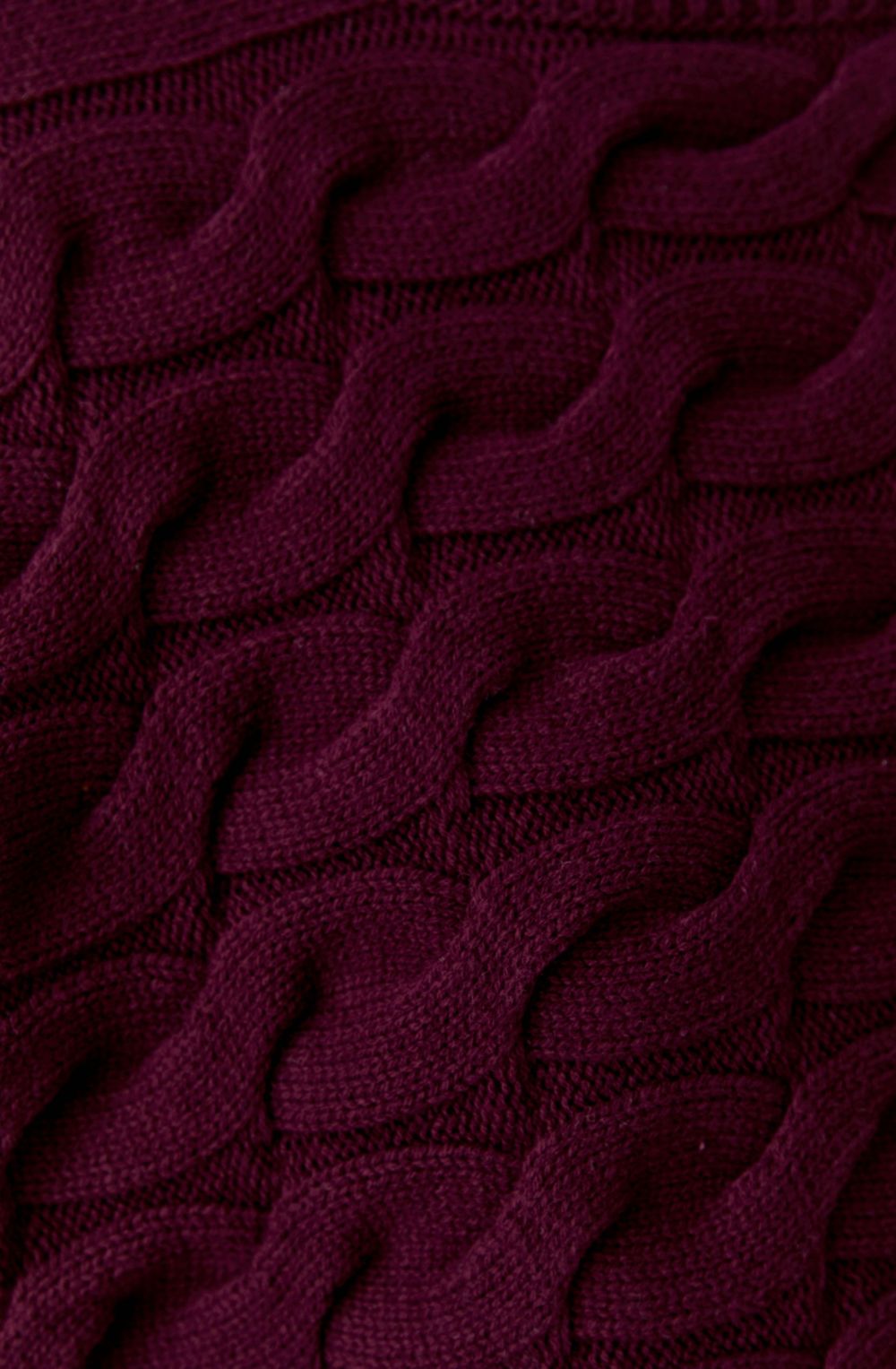 Bramble Berry Cable Knit Boxy Jumper