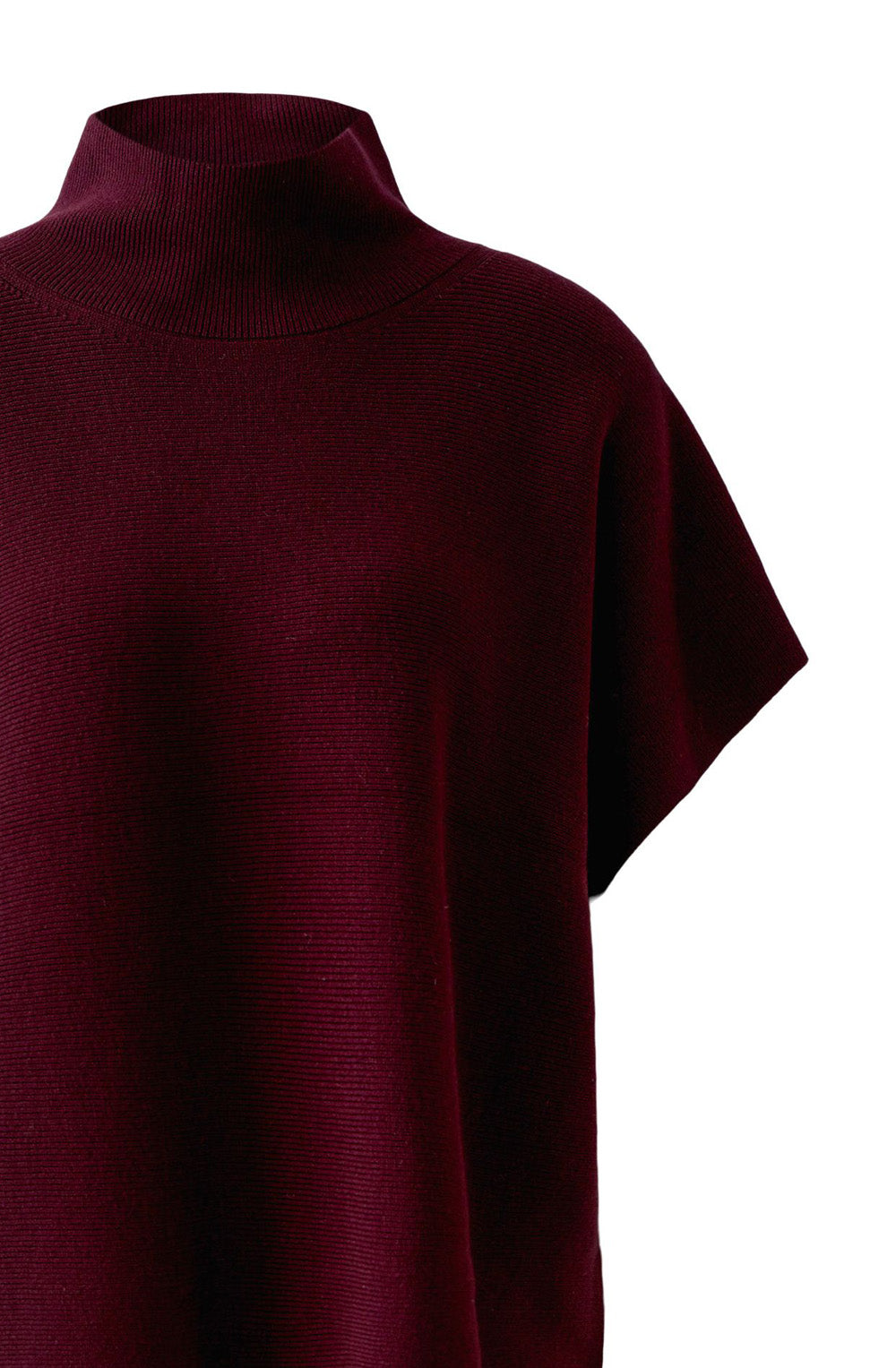 Bramble Berry High Neck Short Sleeve Jumper