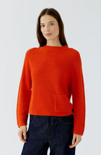 Orangeade Stand Up Collar Single Pocket Jumper
