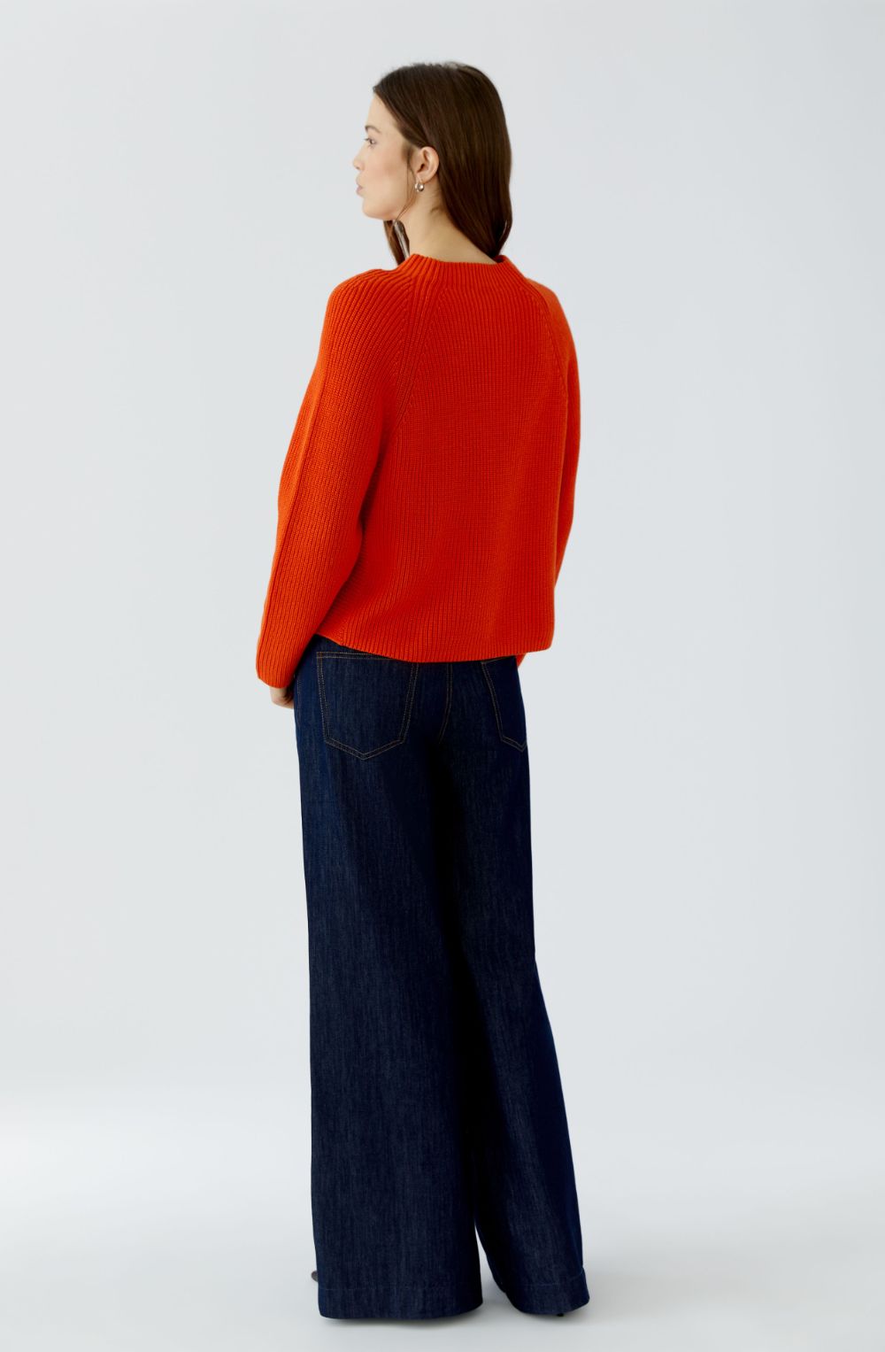 Orangeade Stand Up Collar Single Pocket Jumper