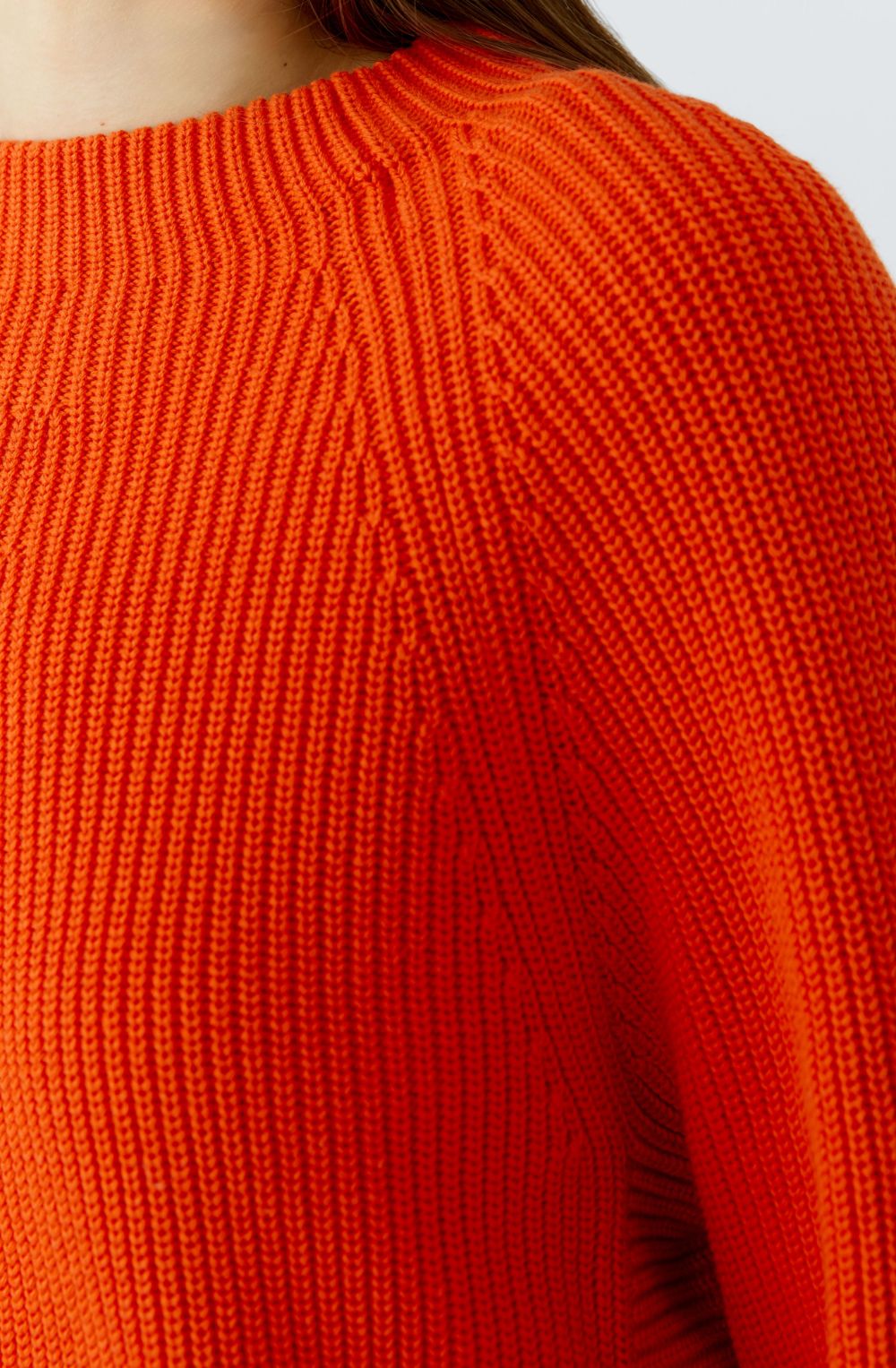 Orangeade Stand Up Collar Single Pocket Jumper
