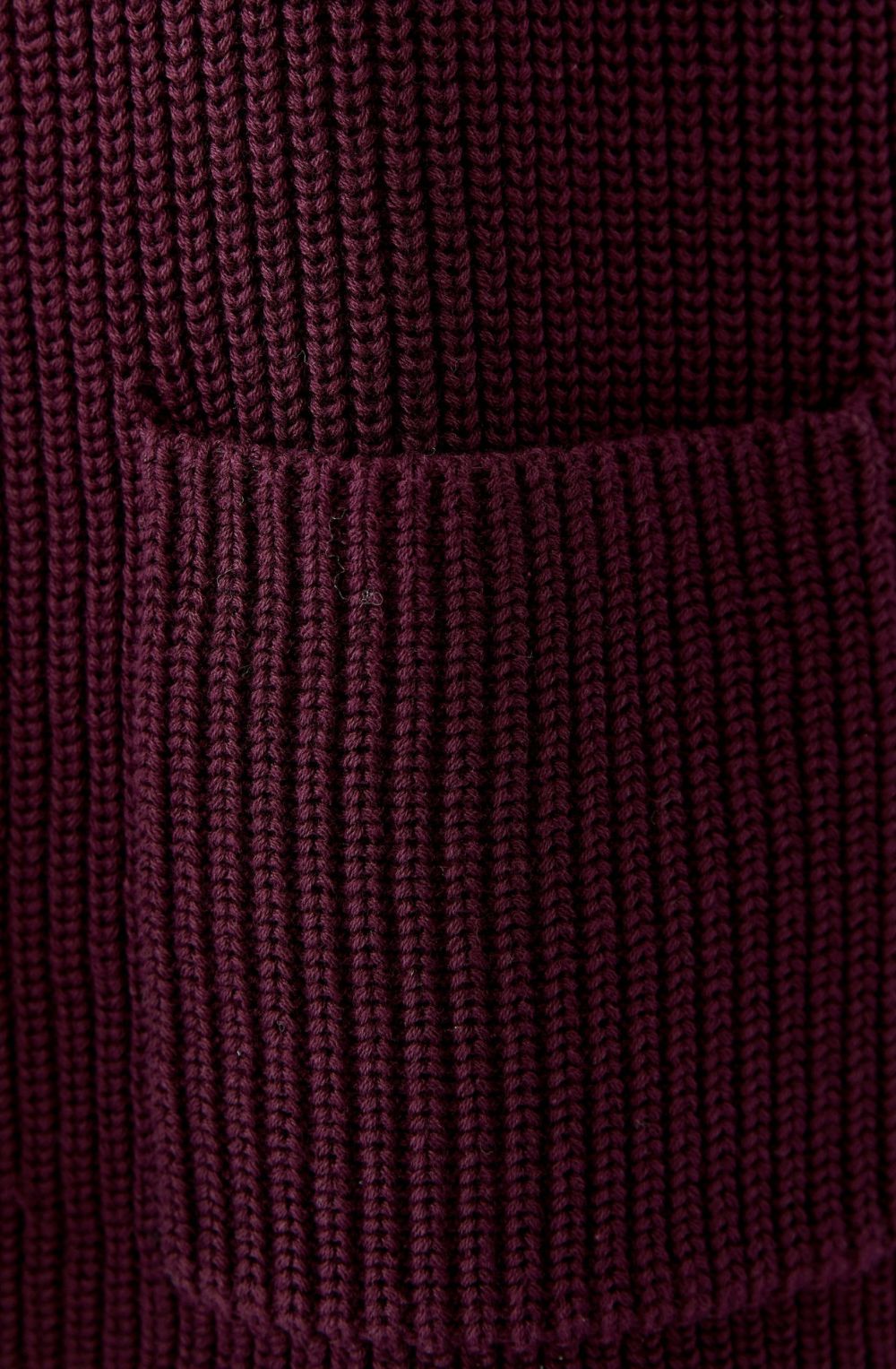 Bramble Berry Stand Up Collar Single Pocket Jumper