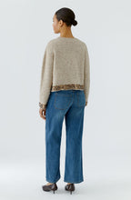 Light Beige Melange Sequin Detail Jumper