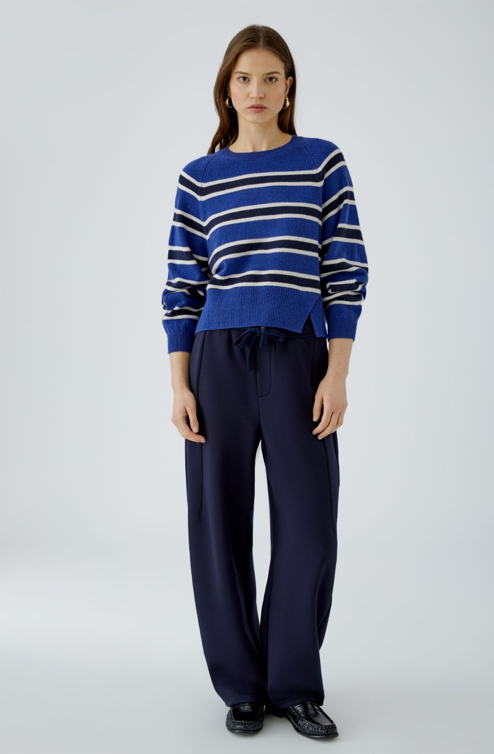 Royal Blue Striped Jumper