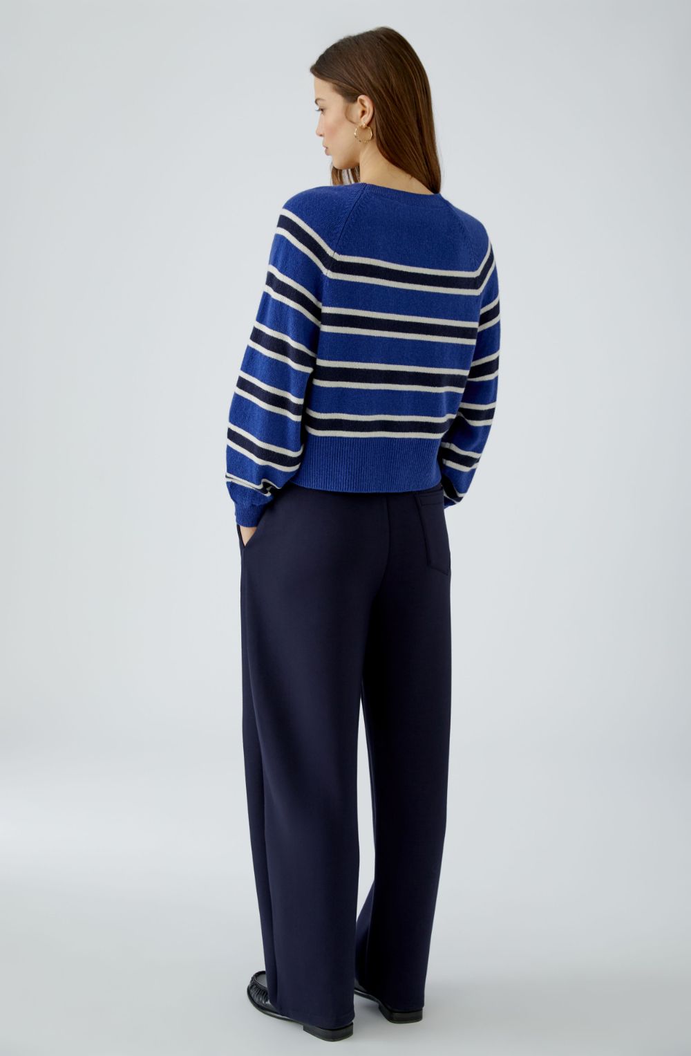 Royal Blue Striped Jumper