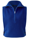 Royal Blue High Collar Waistcoat