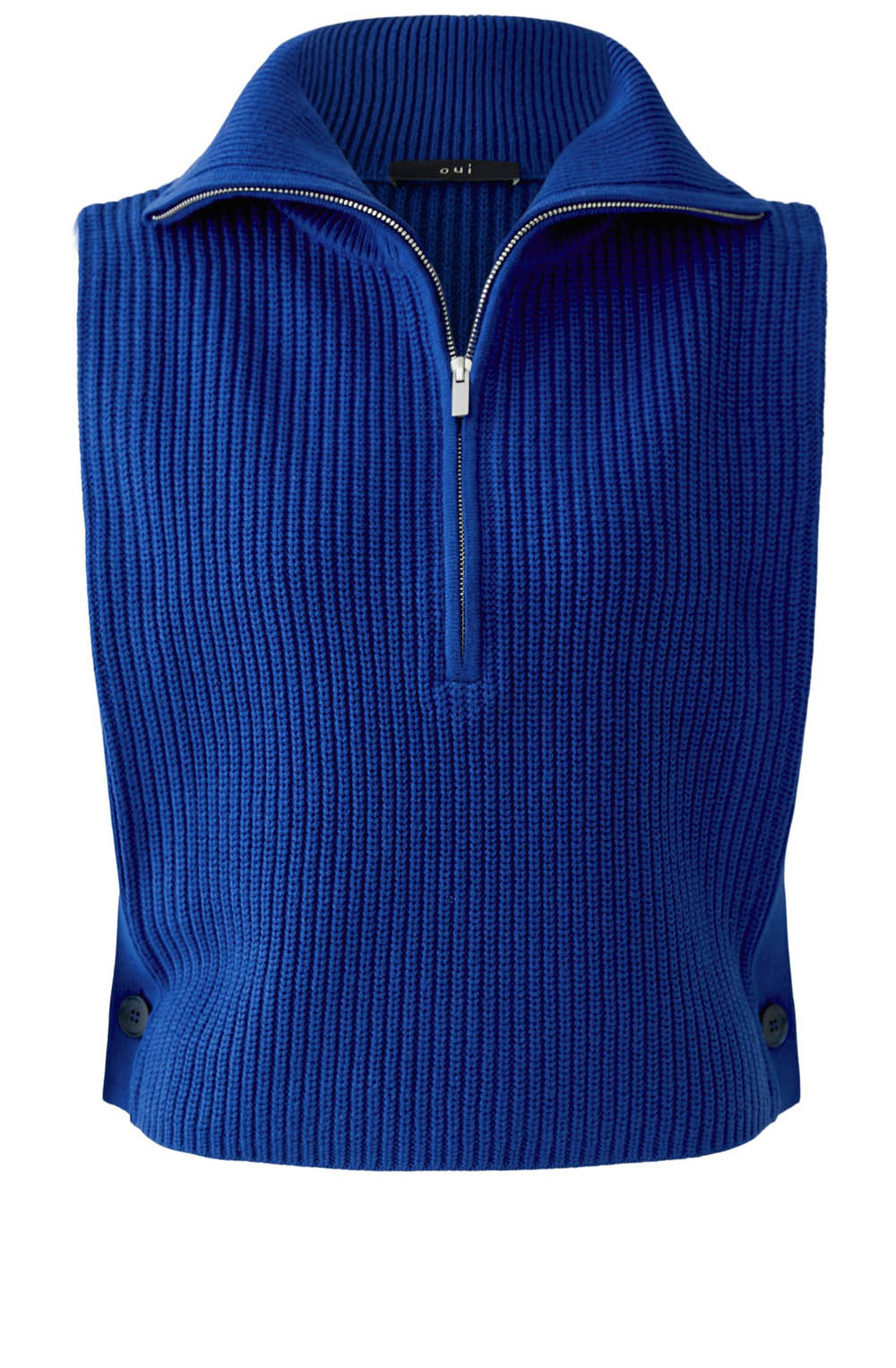 Royal Blue High Collar Waistcoat