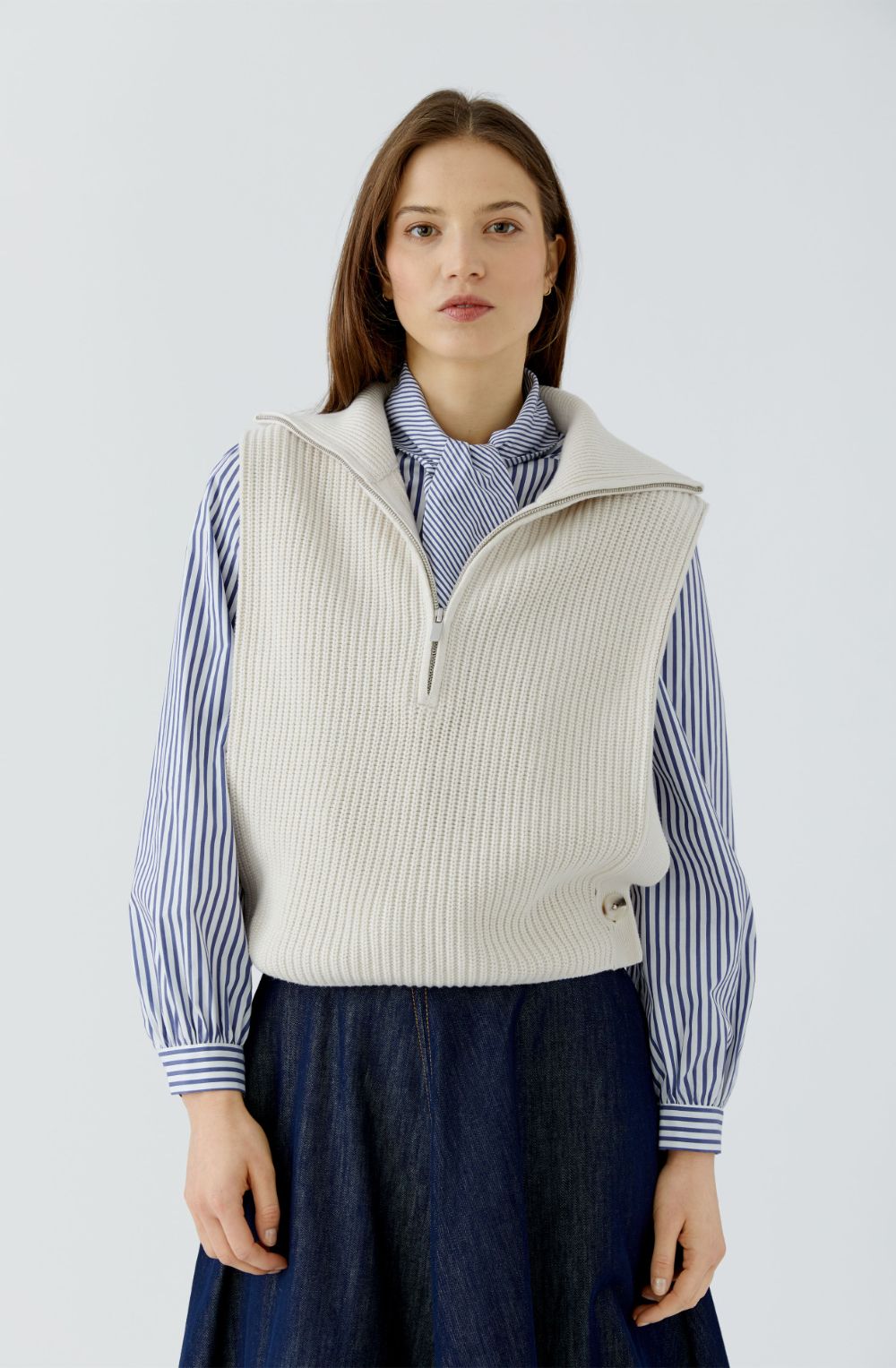 Off-White High Collar Waistcoat