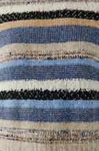 Mixed Striped Metallic Detailed Knit Jumper