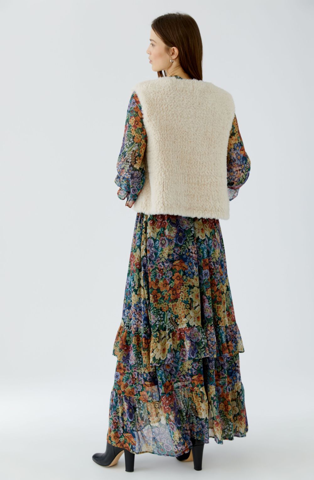 Whitecap Knitted Fur Effect Waistcoat
