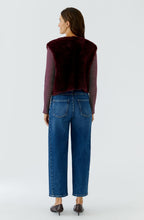 Bramble Berry Knitted Fur Effect Waistcoat