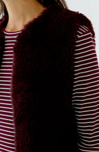 Bramble Berry Knitted Fur Effect Waistcoat