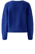 Royal Blue Split Hem Jumper