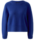 Royal Blue Split Hem Jumper